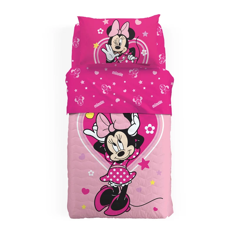 Copriletto Primaverile minnie trendy in Cotone 90 gr/mq