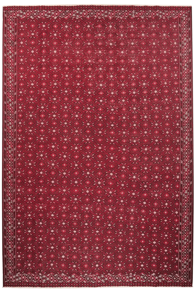 Kelim Turkman · Handgewebt – Rot, 366x246 cm