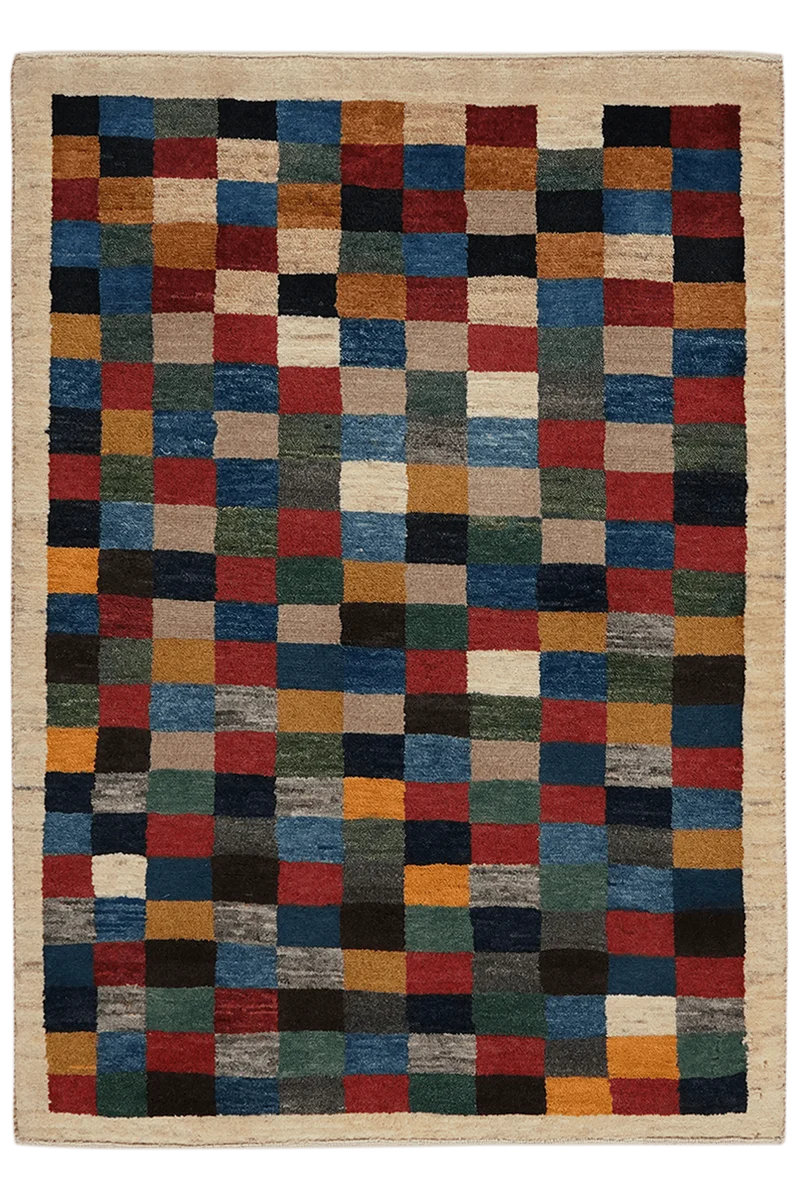 Rizbaf · Handgeknüpft – Bunt, 119x85 cm