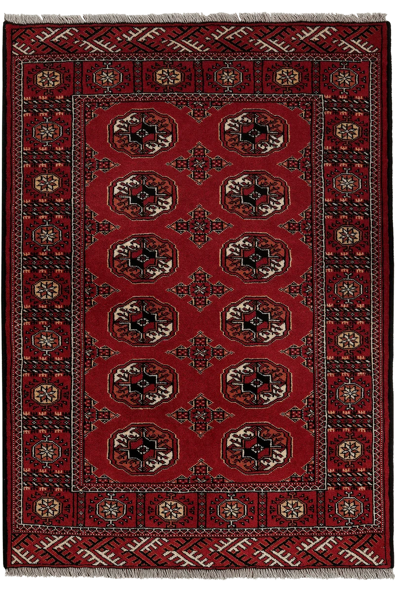 Turkman · Handgeknüpft – Rot, 146x103 cm