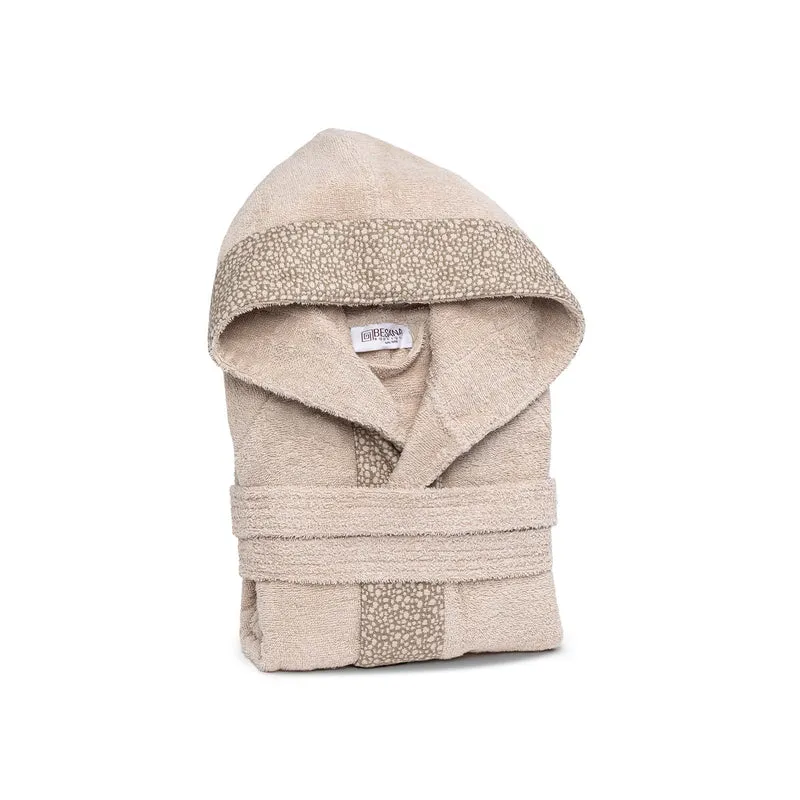Accappatoio con Cappuccio smith in Cotone 400 gr/mq