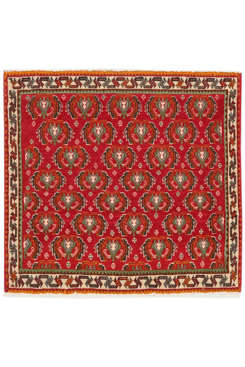 Gashgai · Handgeknüpft – Rot, 55x60 cm
