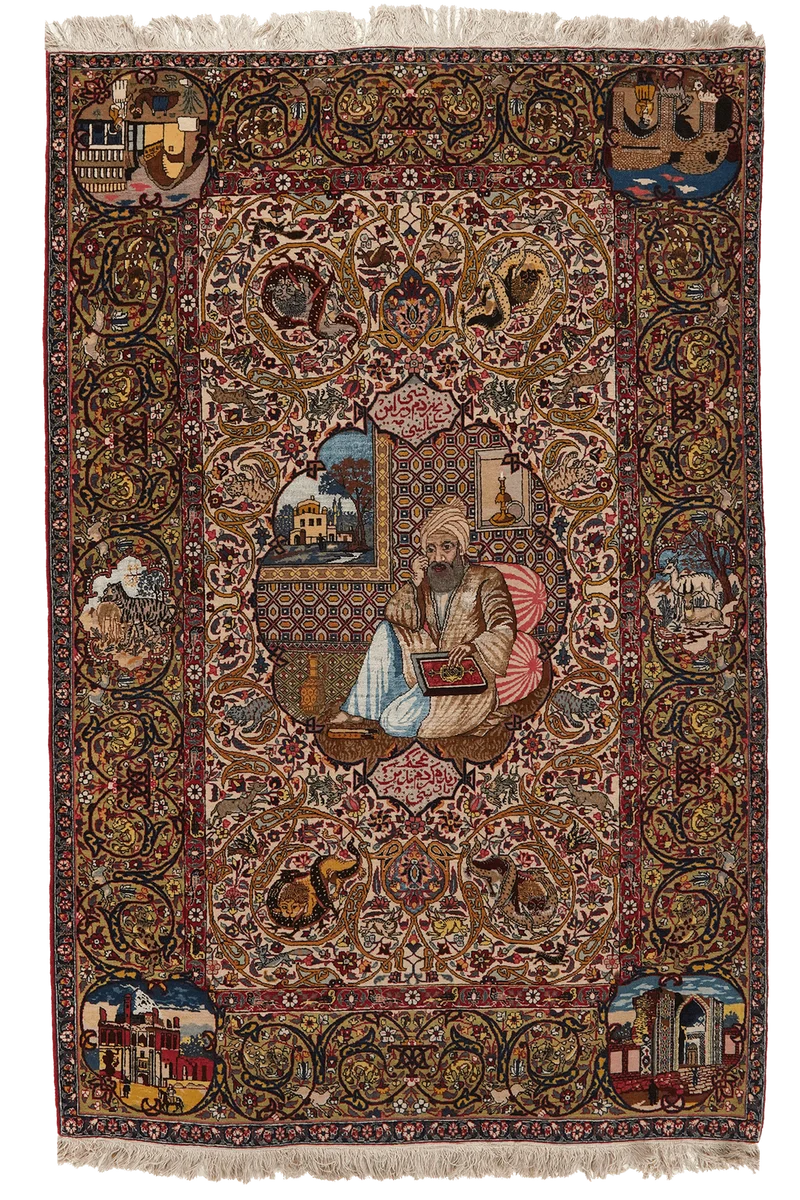 Tabriz Old · Handgeknüpft – Beige, 198x130 cm