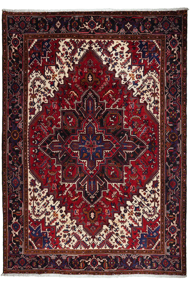 Mehrewan · Handgeknüpft – Rot, 298x208 cm