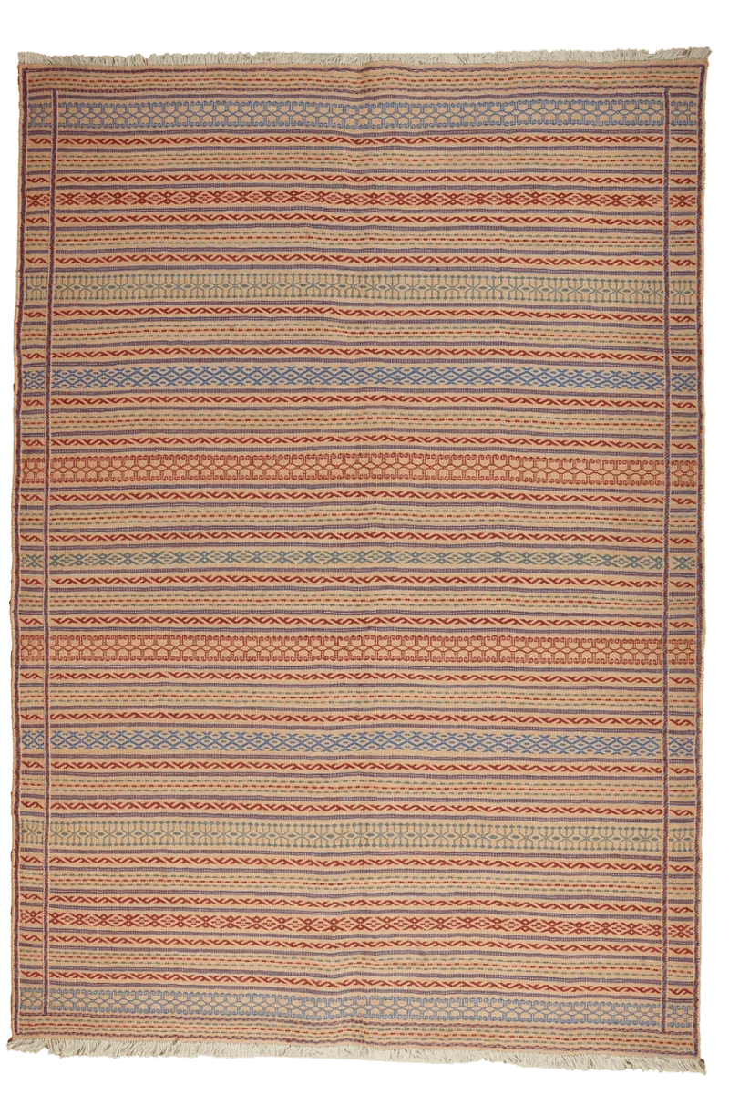 Kelim Kordi · Handgewebt – Beige, 244x170 cm