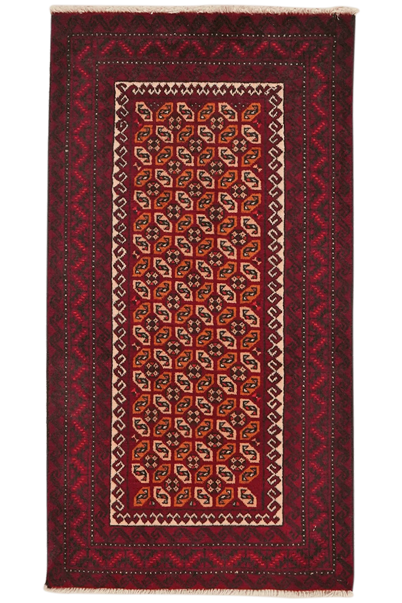 Belutch · Handgeknüpft – Bunt, 107x58 cm