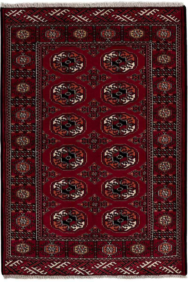 Turkman · Handgeknüpft – Rot, 146x100 cm
