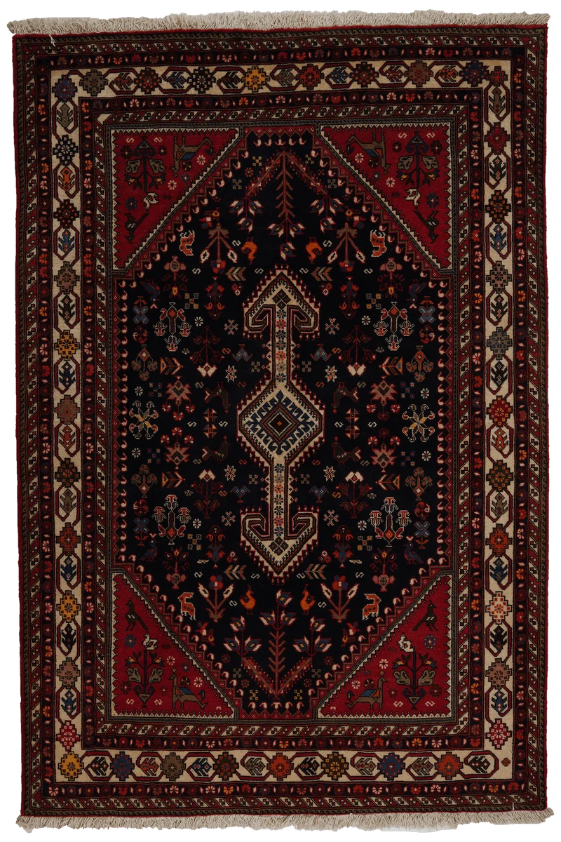 Nasrabad · Handgeknüpft – Blau, 208x141 cm