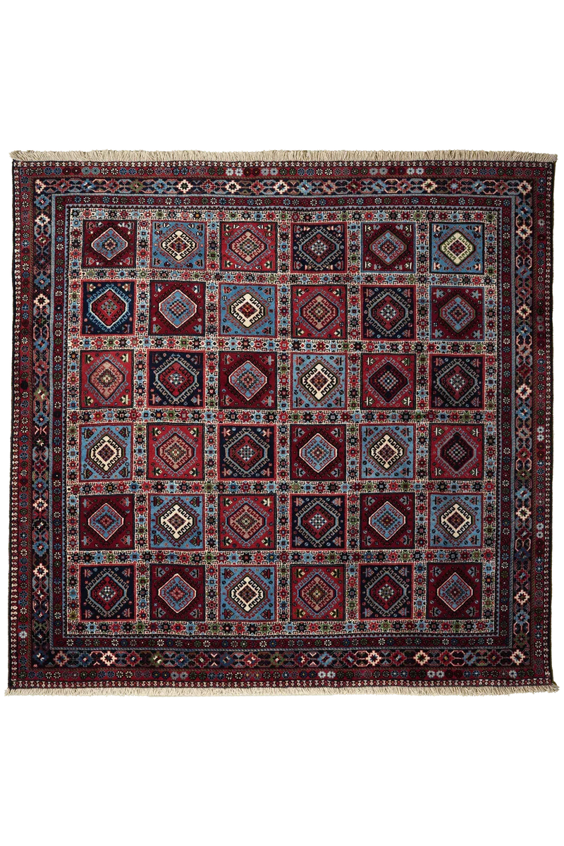 Yalameh · Handgeknüpft – Bunt, 197x203 cm