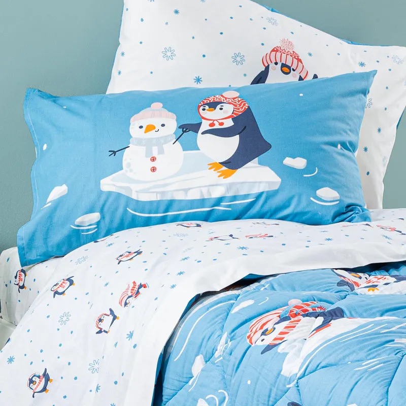 Completo Lenzuola pinguini in Cotone
