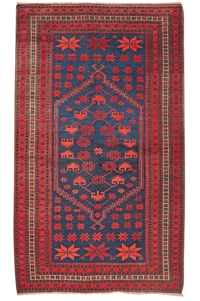 Yagdjibedir · Handgeknüpft – Blau, 184x107 cm