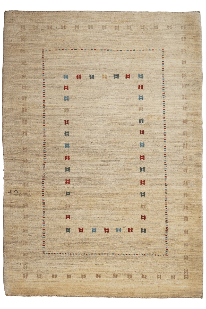 Rizbaf · Handgeknüpft – Beige, 181x125 cm