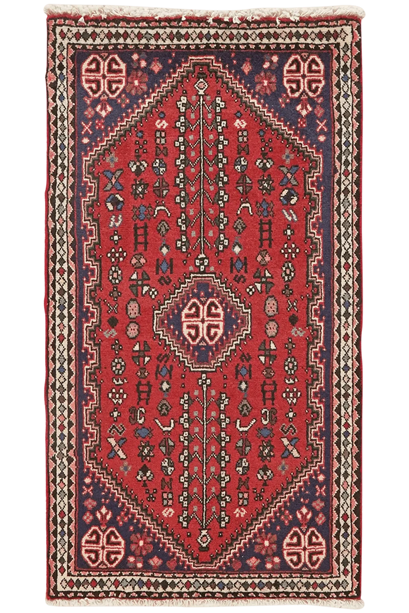 Abadeh · Handgeknüpft – Rot, 107x58 cm