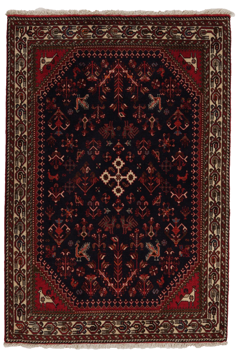 Nasrabad · Handgeknüpft – Blau, 150x102 cm