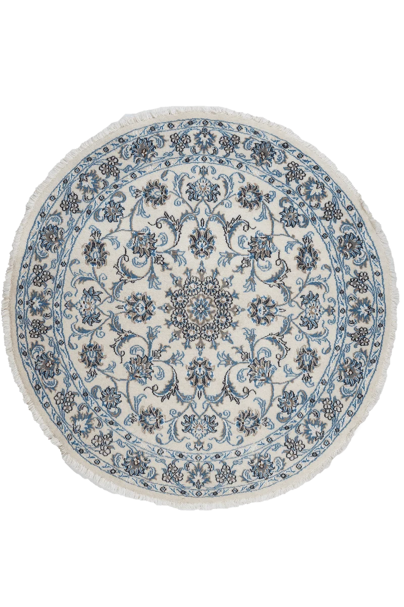 Nain · Handgeknüpft – Beige, 138x138 cm