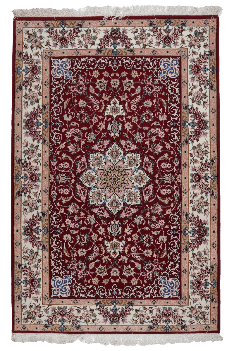 Isfahan · Handgeknüpft – Rot, 164x107 cm