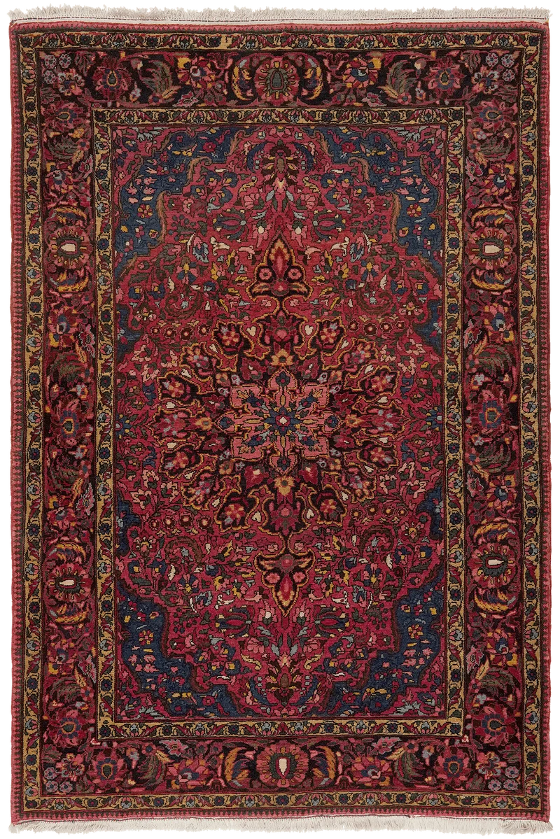 Bakhtiar · Handgeknüpft – Rot, 220x146 cm