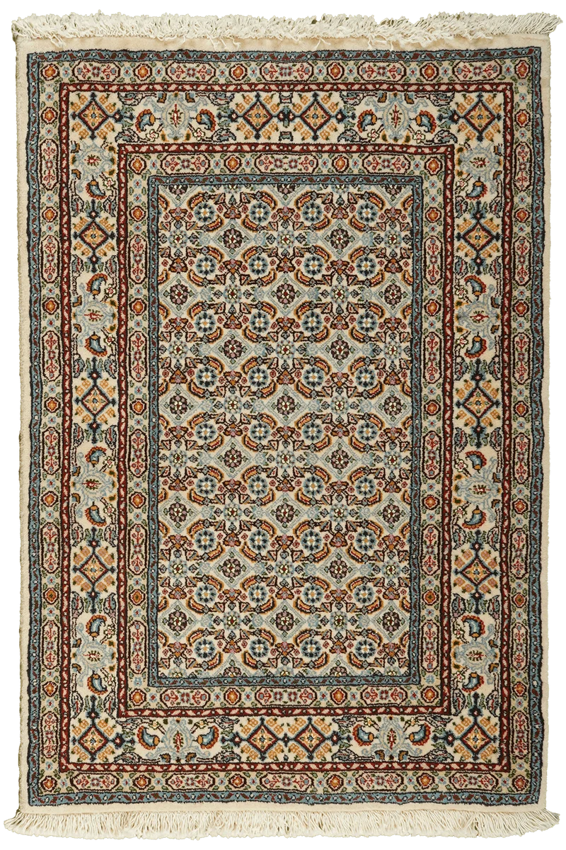 Moud Mahi · Handgeknüpft – Beige, 115x79 cm