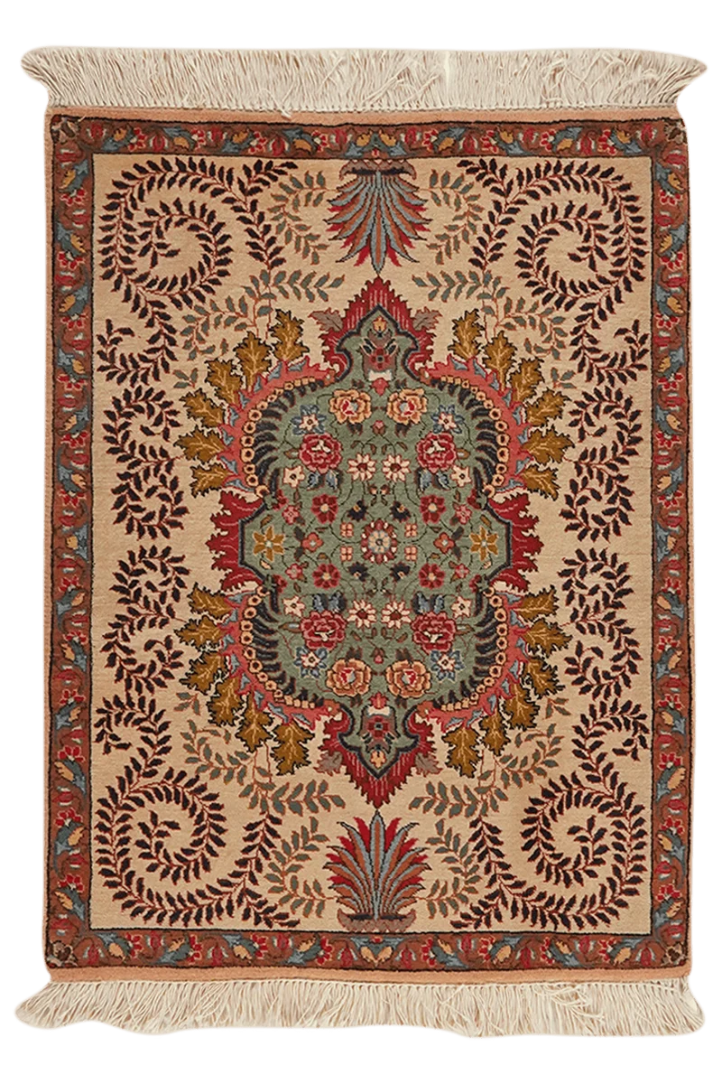 Tabriz Old · Handgeknüpft – Beige, 84x63 cm