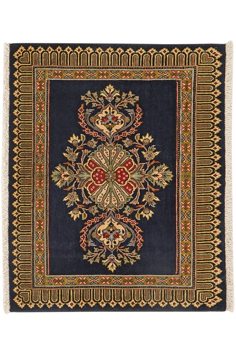 Kashmar · Handgeknüpft – Blau, 68x84 cm