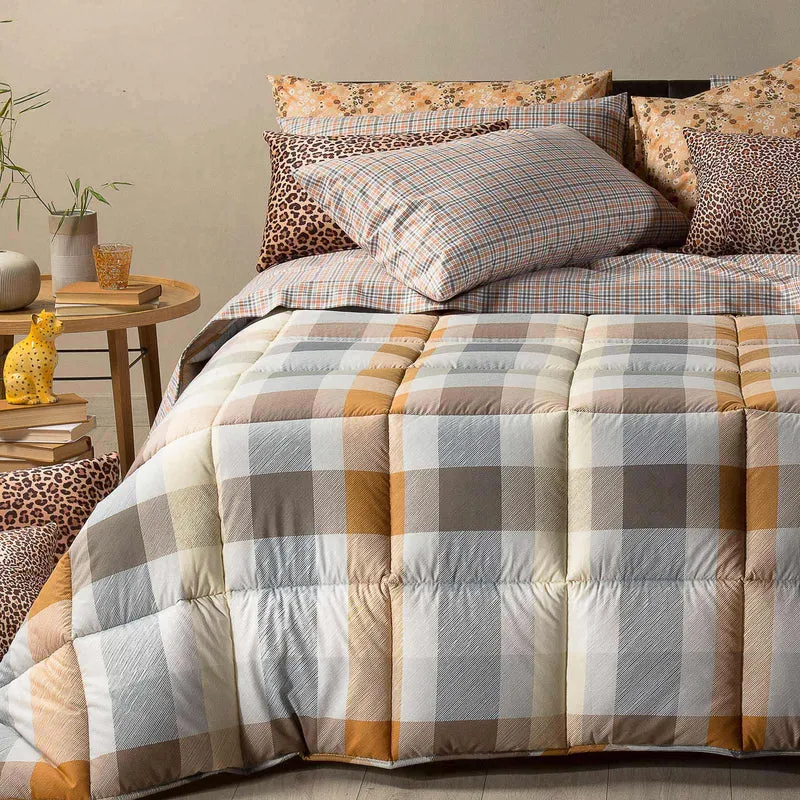 Trapunta scotland Tartan Club in Cotone 300 gr/mq