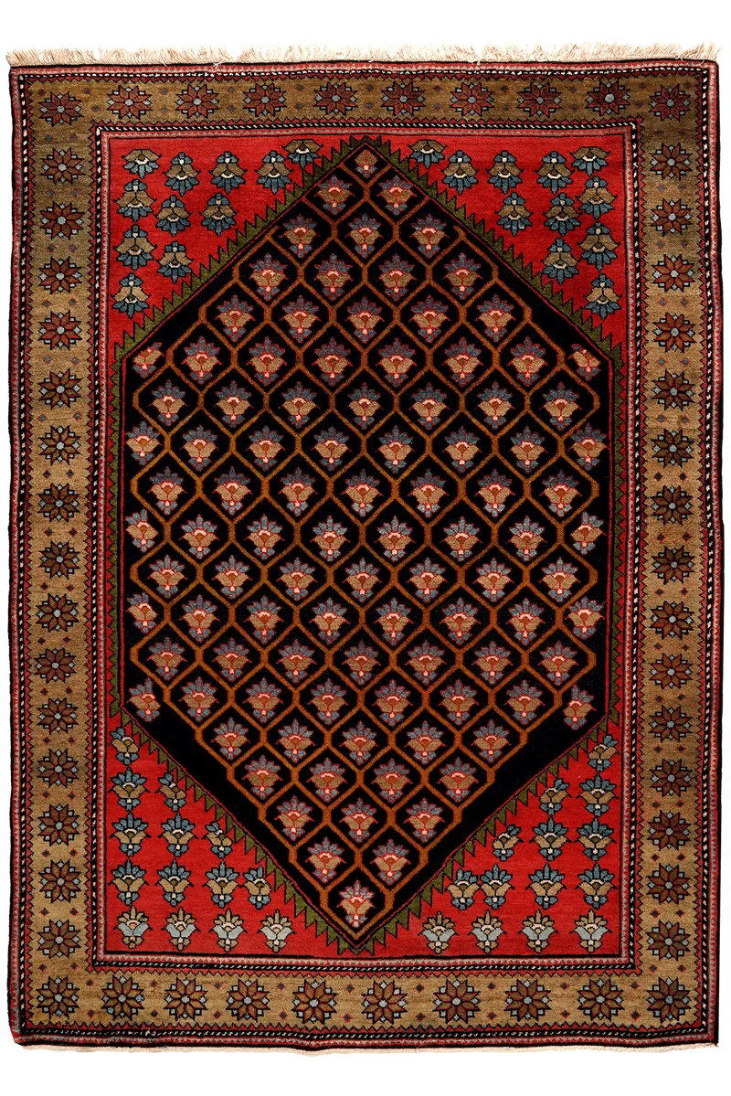 Nahavand · Handgeknüpft – Blau, 193x137 cm