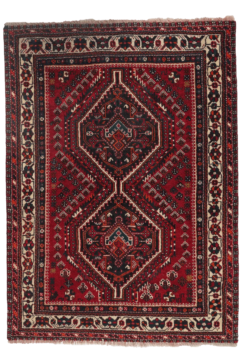 Gashgai · Handgeknüpft – Rot, 149x108 cm