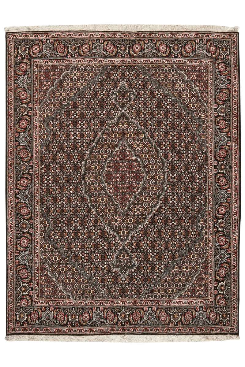 Tabriz 40 Raj · Handgeknüpft – Blau, 198x153 cm
