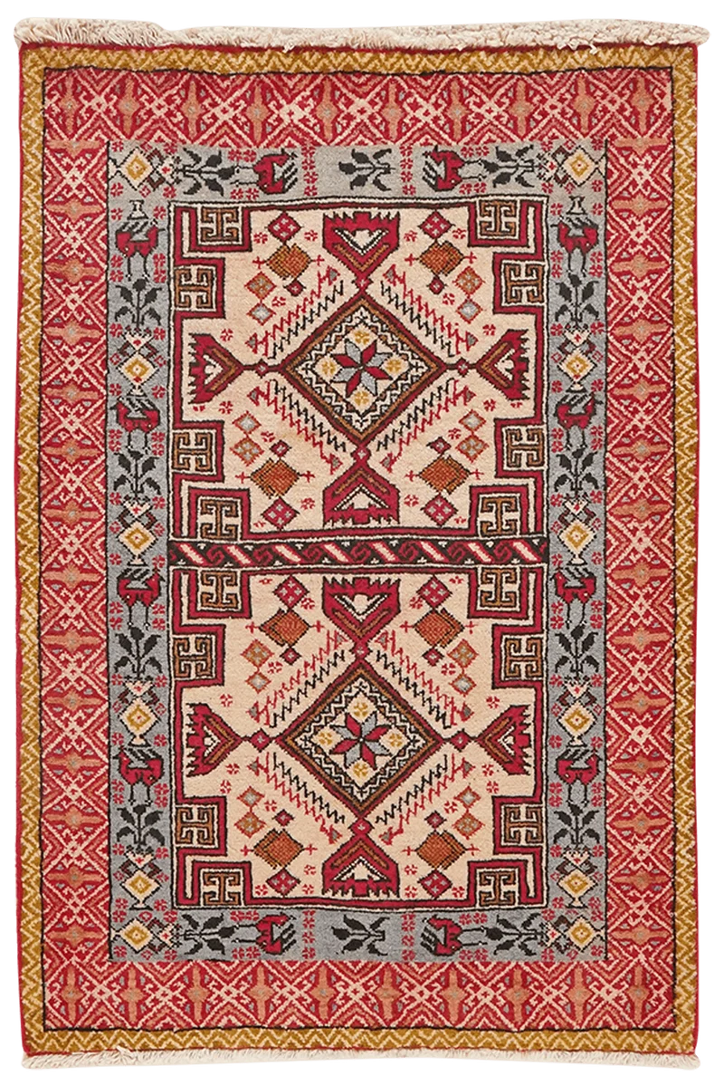 Gashgai · Handgeknüpft – Beige, 92x63 cm