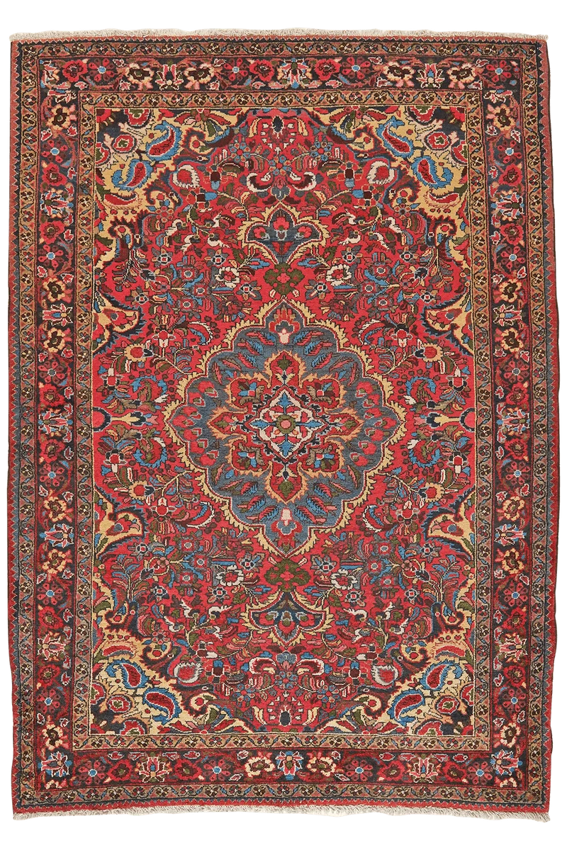 Bourtchalou · Handgeknüpft – Rot, 206x144 cm