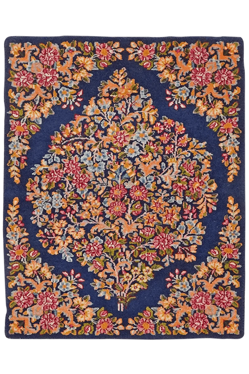 Yazd · Handgeknüpft – Blau, 67x53 cm