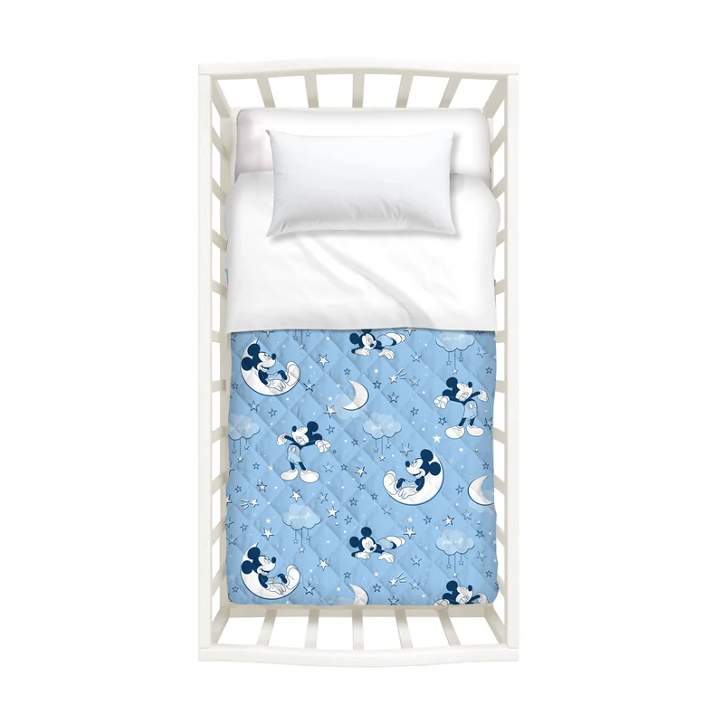 Copriletto con Paracolpi in Cotone Mickey Notte di stelle Disney Ragazzo