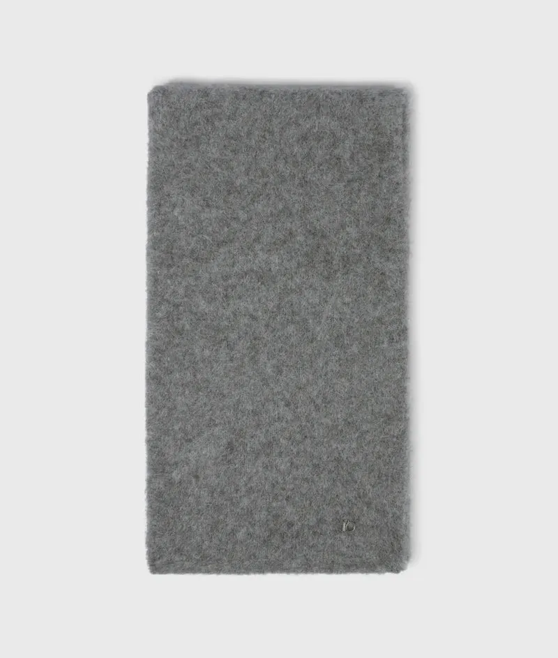 10DAYS AMSTERDAM Schal aus Alpakamix Grey Melee