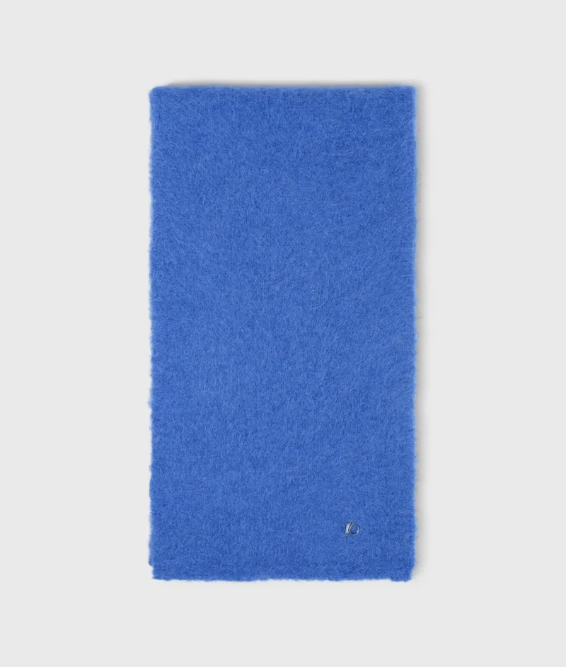 10DAYS AMSTERDAM Schal aus Alpakamix Ultramarine
