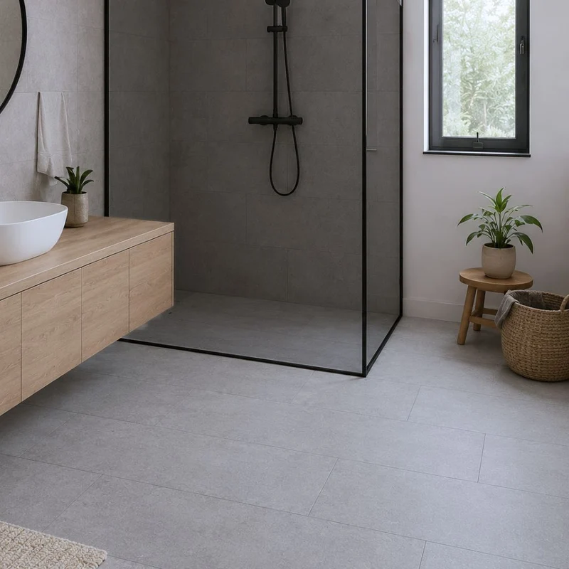 Klick Vinyl GreenLine Silent XL Stone mit Trittschalldämmung