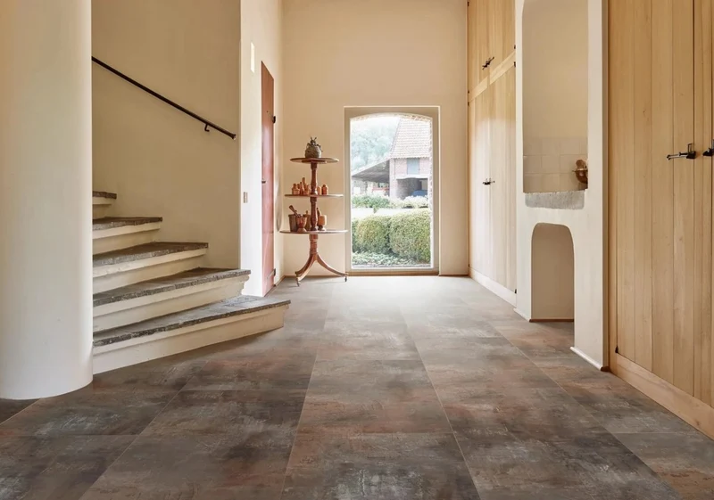 Klick Vinyl COREtec Naturals Tile Series Jura mit Kork Trittschalldämmung