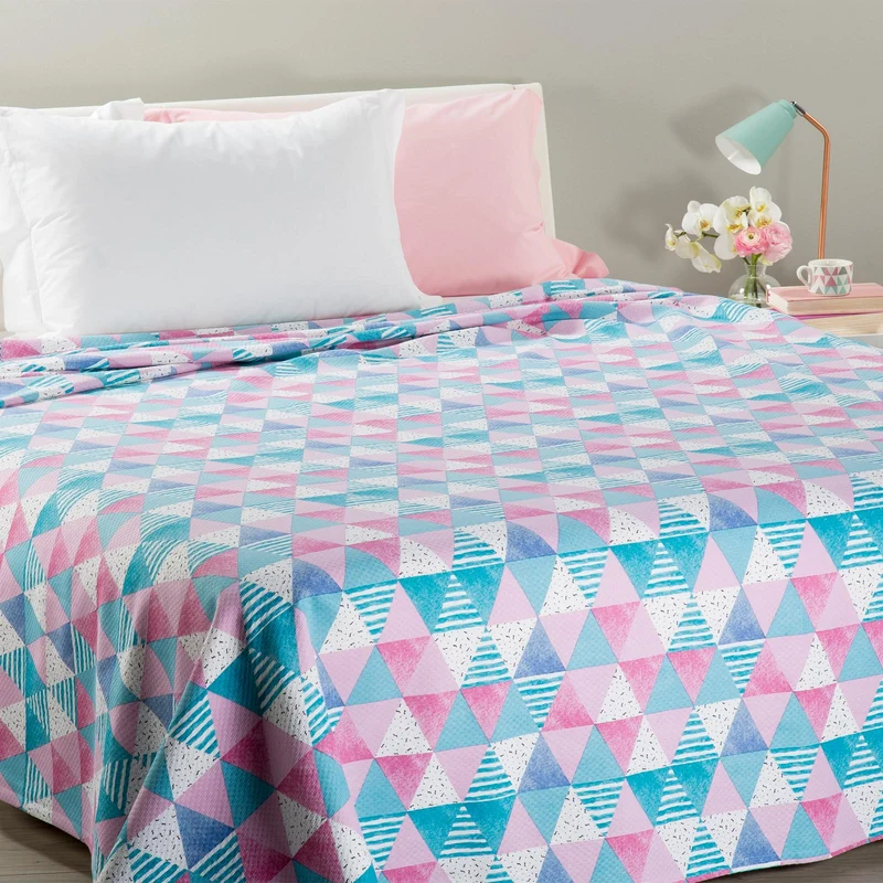 Copriletto Estivo summer breeze in Cotone Panama