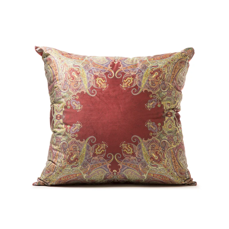 Cuscino d'arredo in Velluto Kashmir Modern Barocco