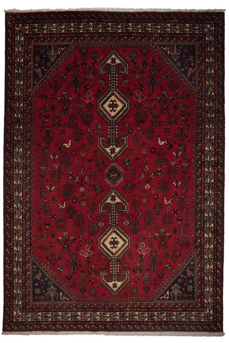 Nasrabad · Handgeknüpft – Rot, 247x169 cm
