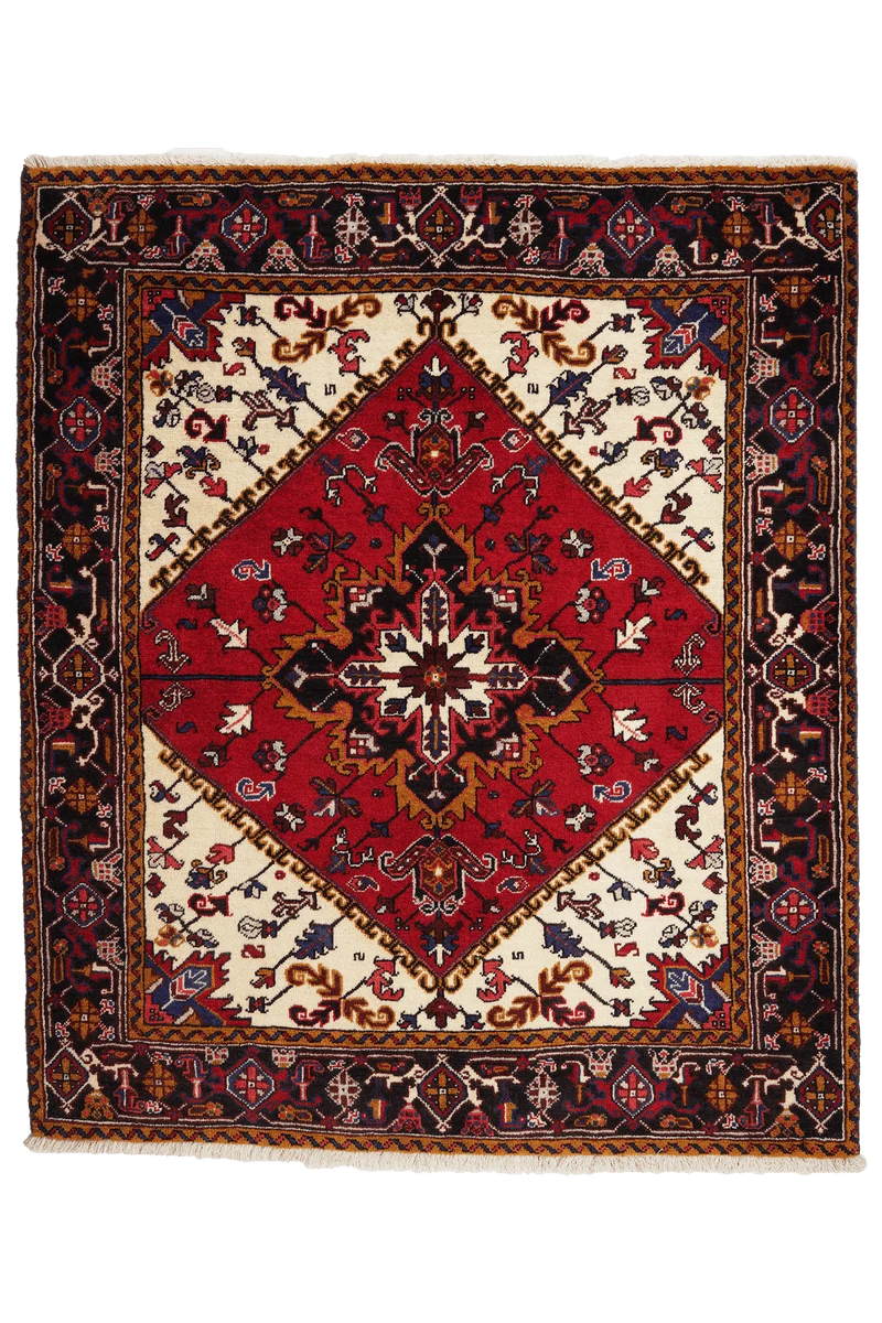 Mehrewan · Handgeknüpft – Rot, 183x153 cm