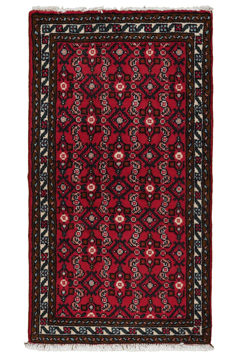 Hosseinabad · Handgeknüpft – Rot, 119x65 cm