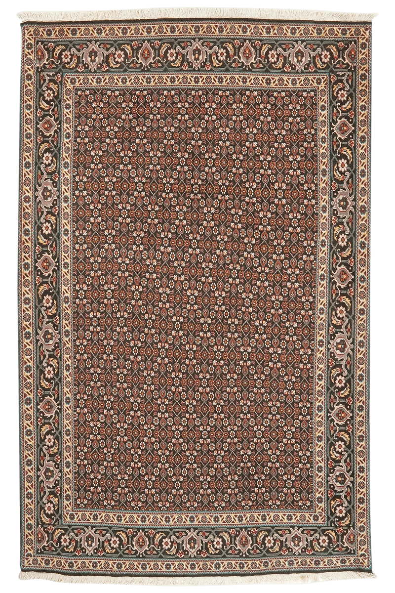Tabriz 40 Raj · Handgeknüpft – Blau, 182x115 cm