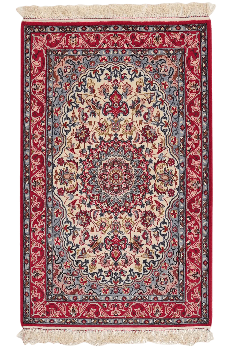 Isfahan · Handgeknüpft – Beige, 113x71 cm