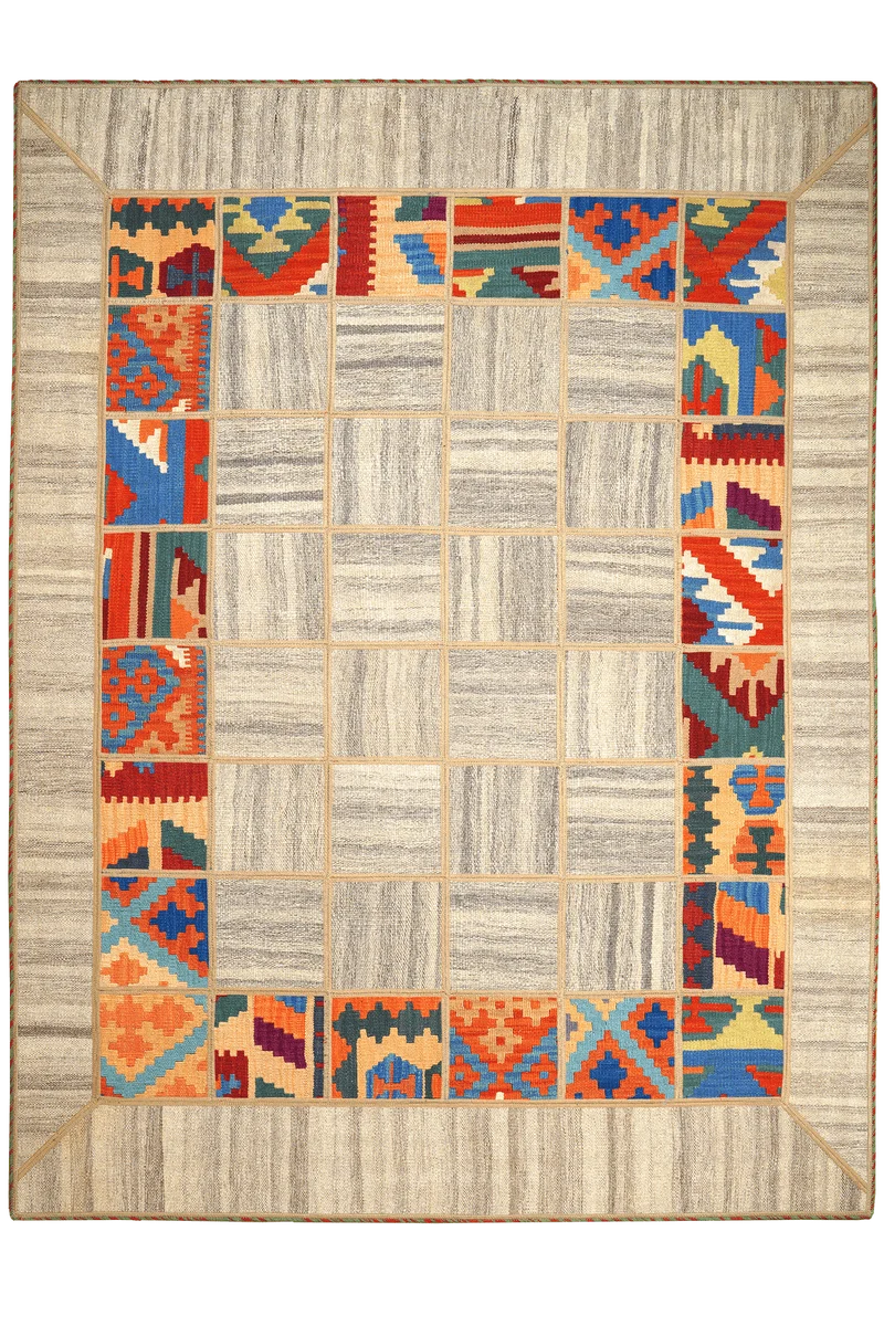 Kelim Tekkeh · Handgewebt – Beige, 200x150 cm