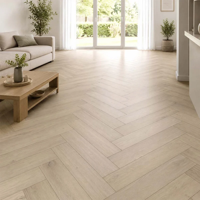Klick Vinyl Forest Fischgrät mit Kork-Trittschall