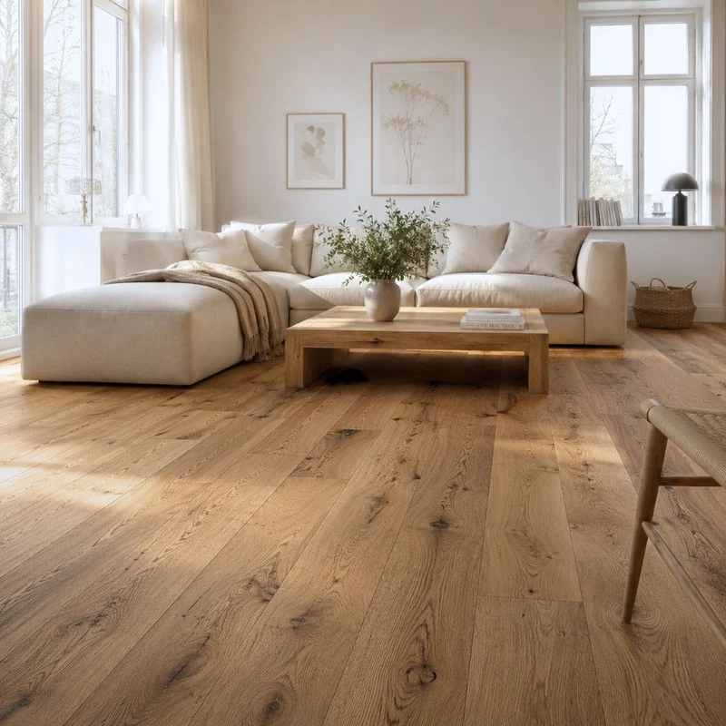 Parkett Turin Eiche rustikal natur Landhausdiele