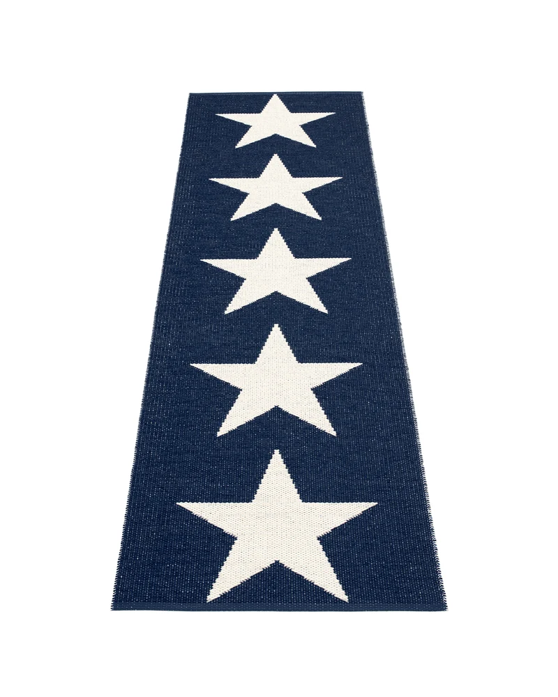 VIGGO ONE Dark Blue - Runner Rug