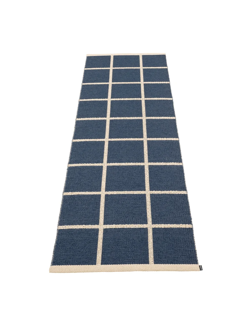 CRISS Dark Blue - Runner Rug