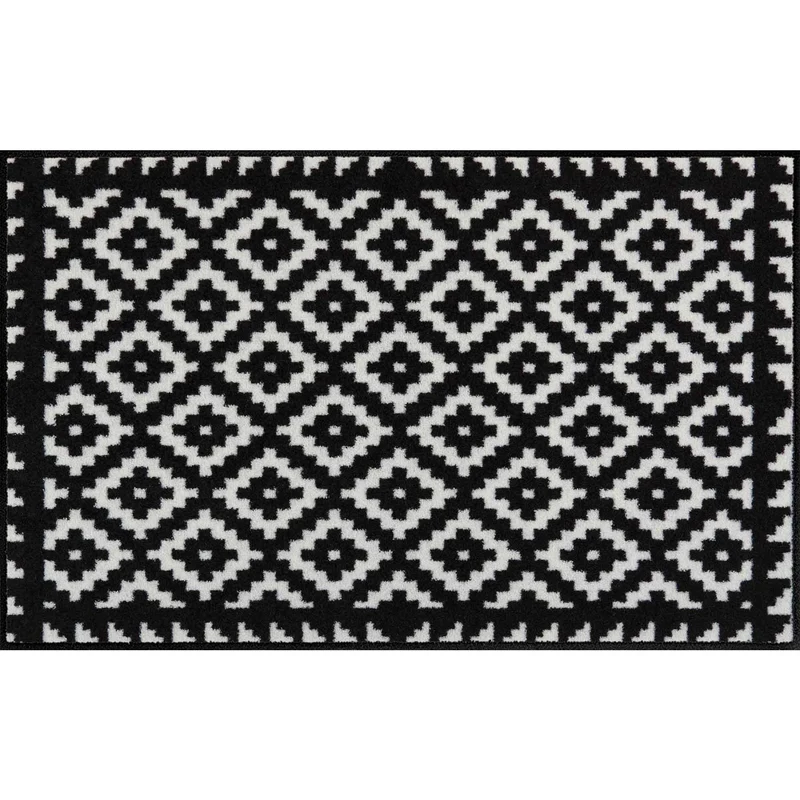 Fußmatte 75x120 Tabuk Black & White schwarz