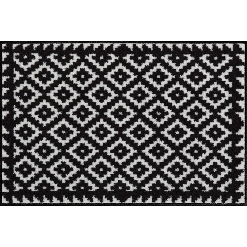 Fußmatte 50x75 Tabuk Black & White schwarz
